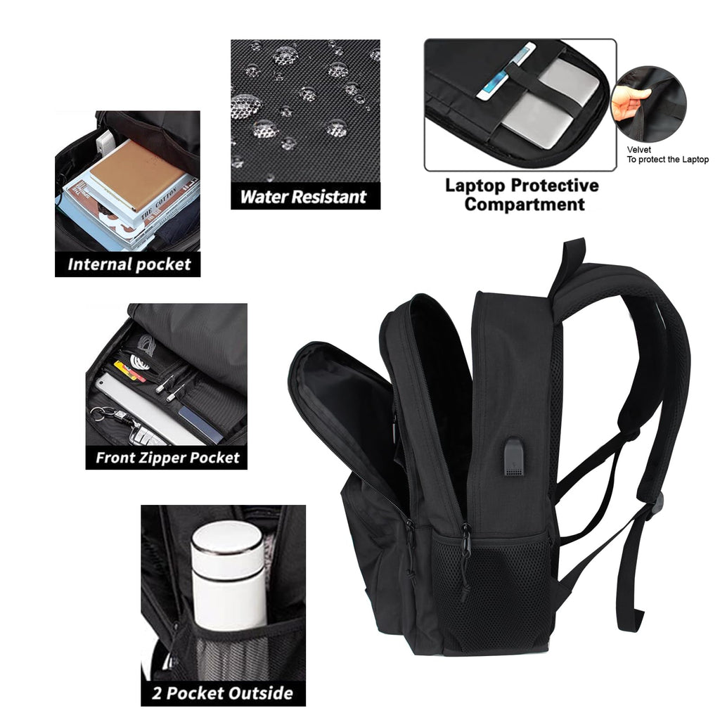 Anti Theft Laptop Backpack with USB Charging Port L9083