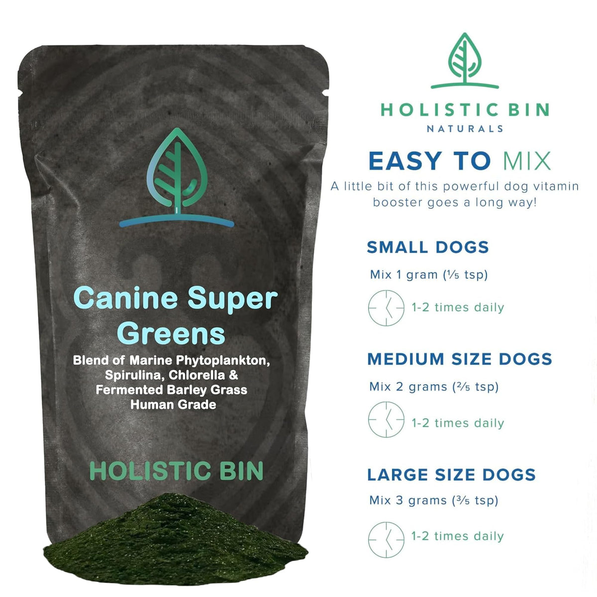 Plant-Based Dog Food Toppers Supplement Powder 50g U392