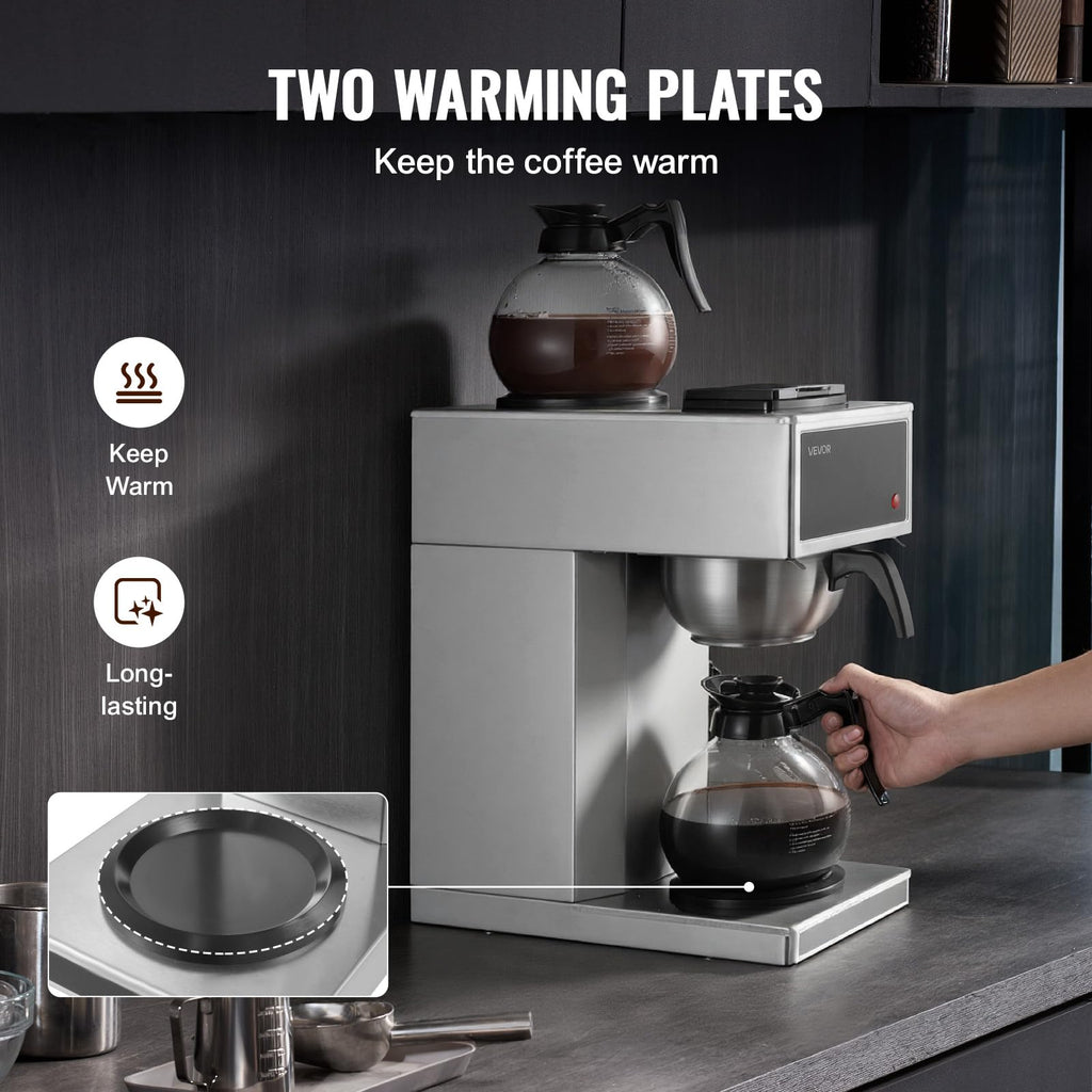 Commercial Drip Coffee Maker 12 Cups Y10746