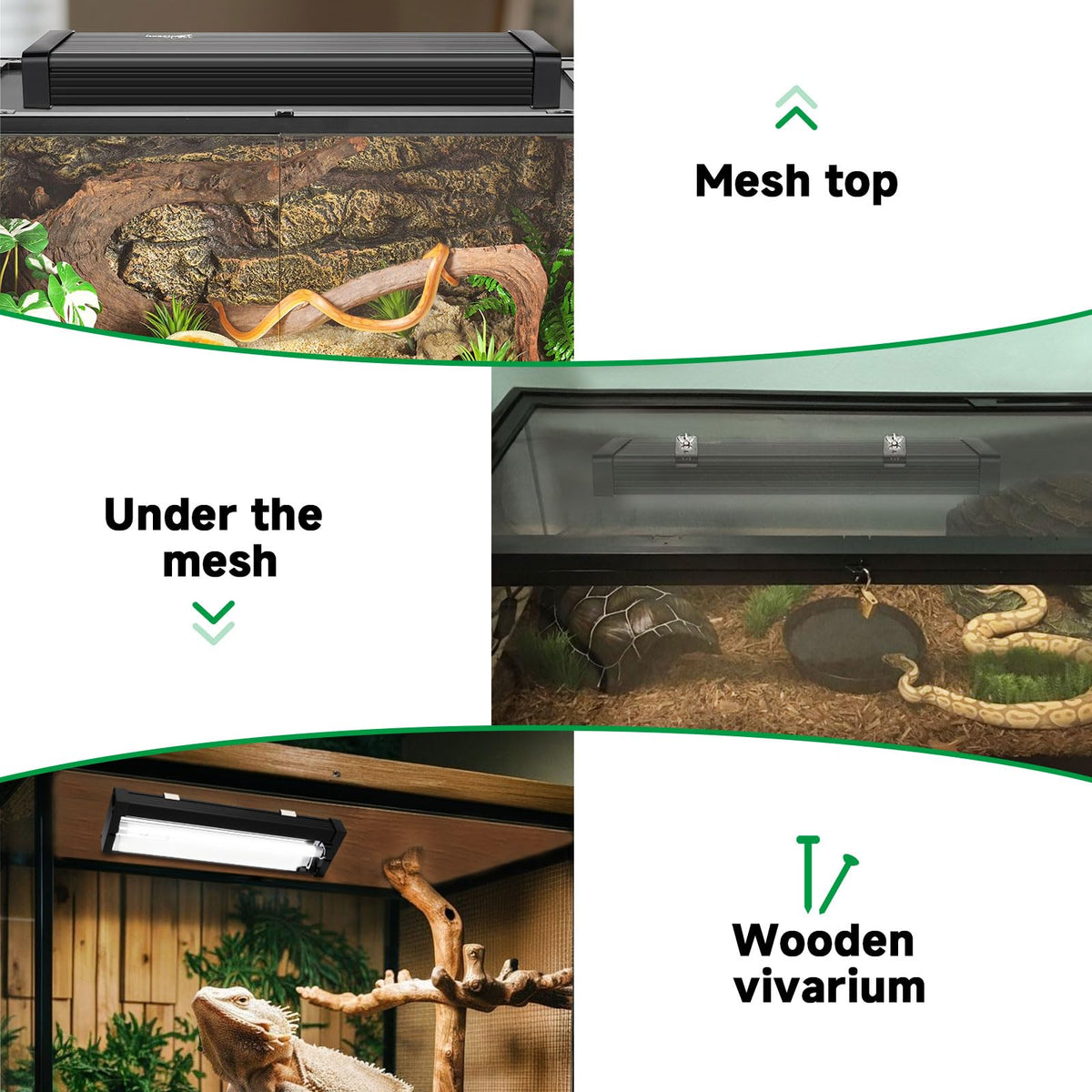 8W UVB Reptile Light Fixture Kit L5614