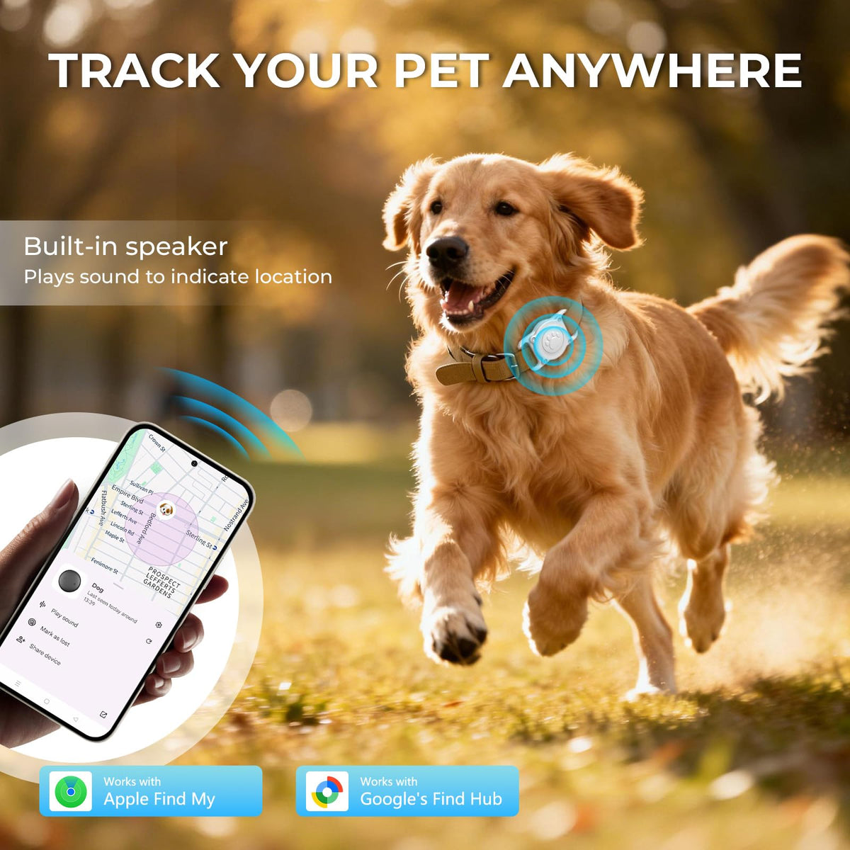 GPS Dog Tracker Collar G58293