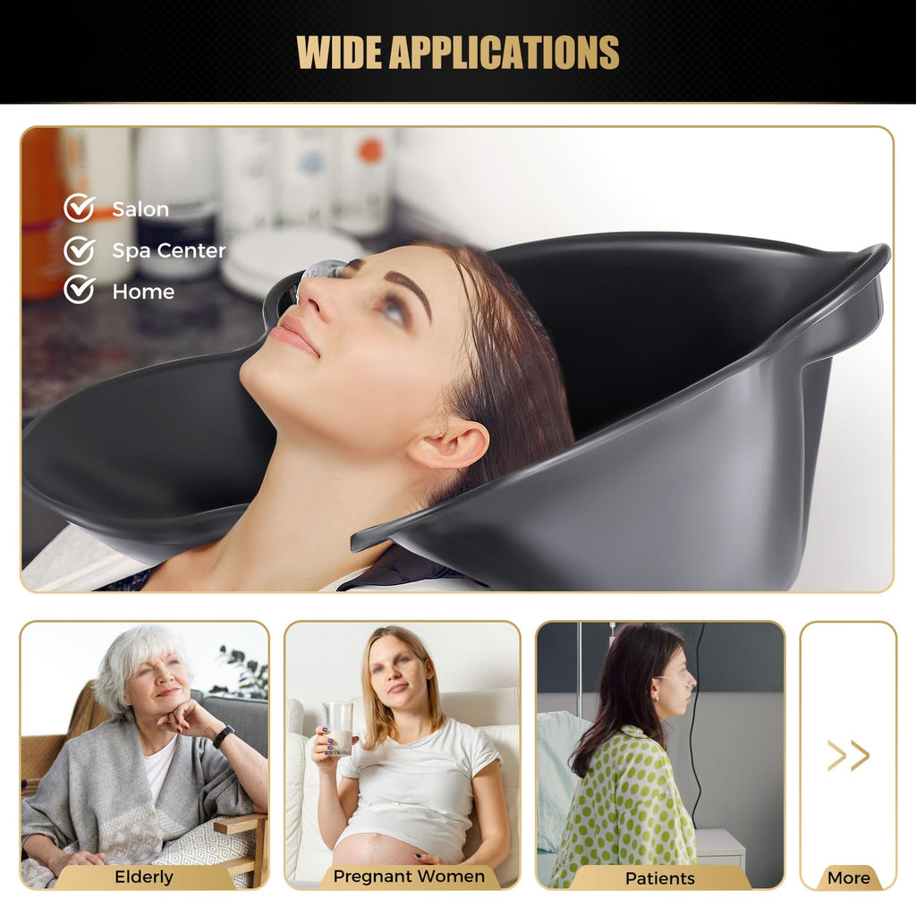Portable Height & Angle Adjustable Shampoo Bowl W1703