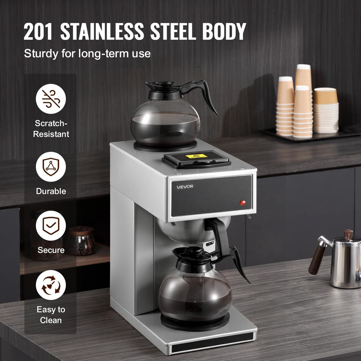 Commercial Drip Coffee Maker 12 Cups Y10746