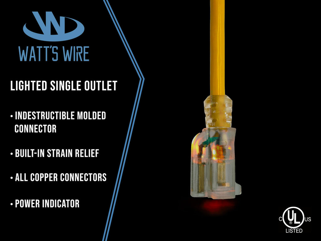 15 ft 12 Gauge Heavy Duty Extension Cord W387747