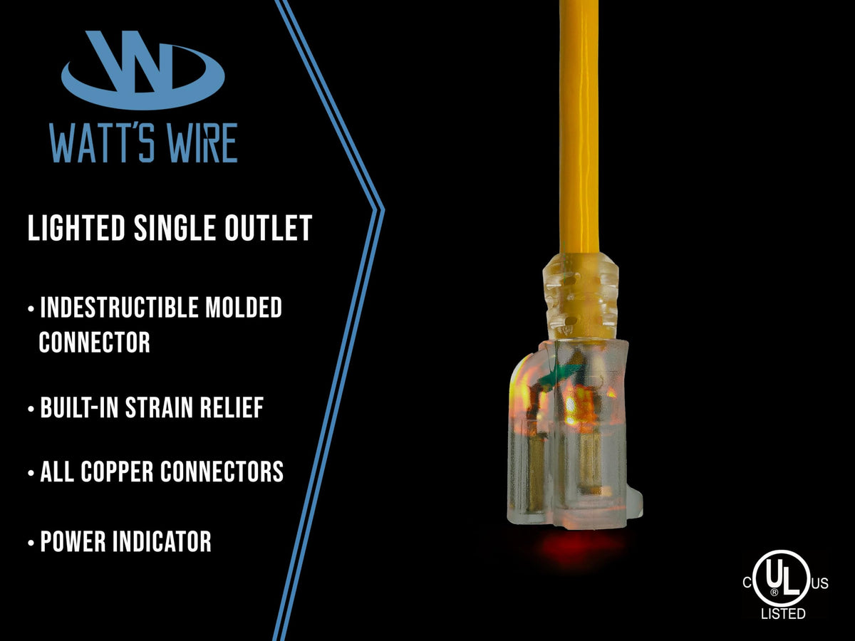 15 ft 12 Gauge Heavy Duty Extension Cord W387747