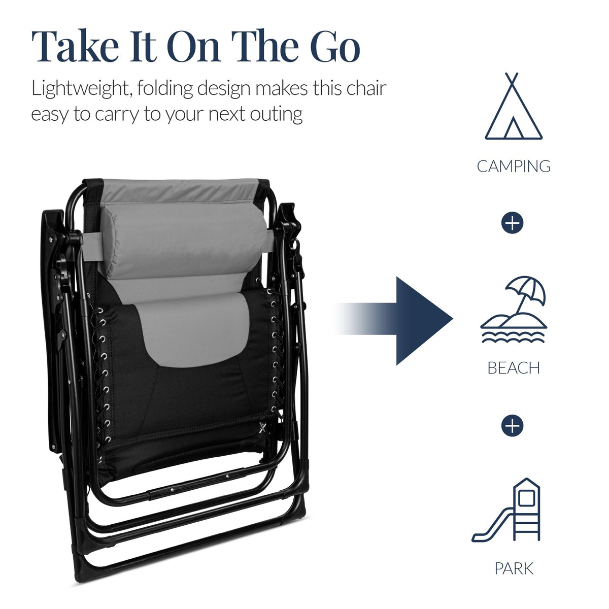 Oversized Padded Zero Gravity Chair Recliner U6412