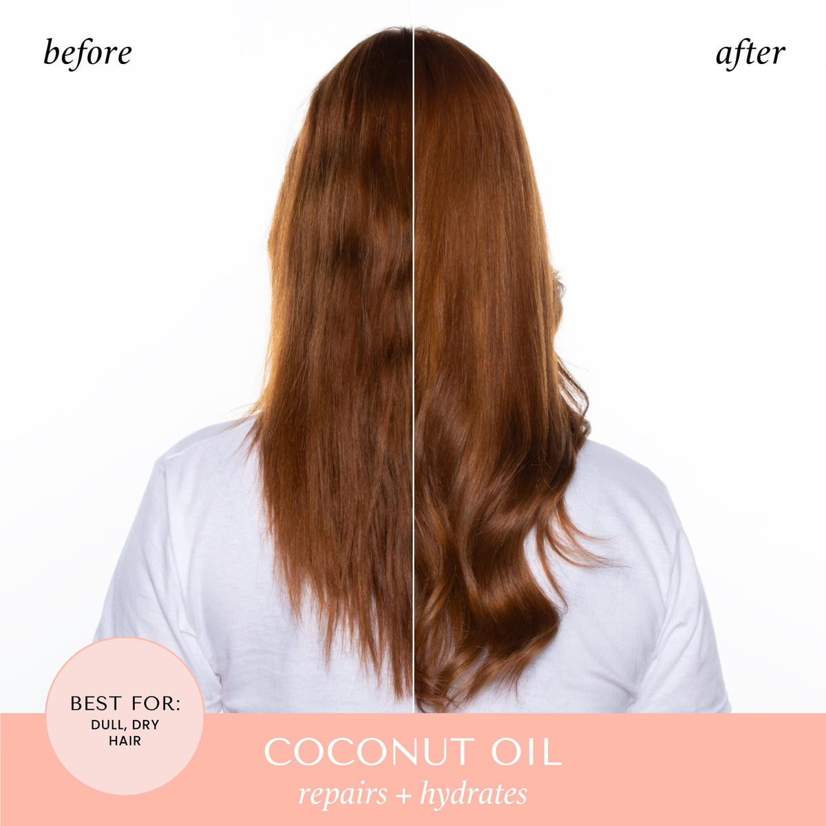 Coconut Nourishing Shampoo + Conditioner Set Sulfate-Free 12oz each I10029