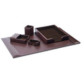 Bonded Leather Desk Set 5 Piece B90037