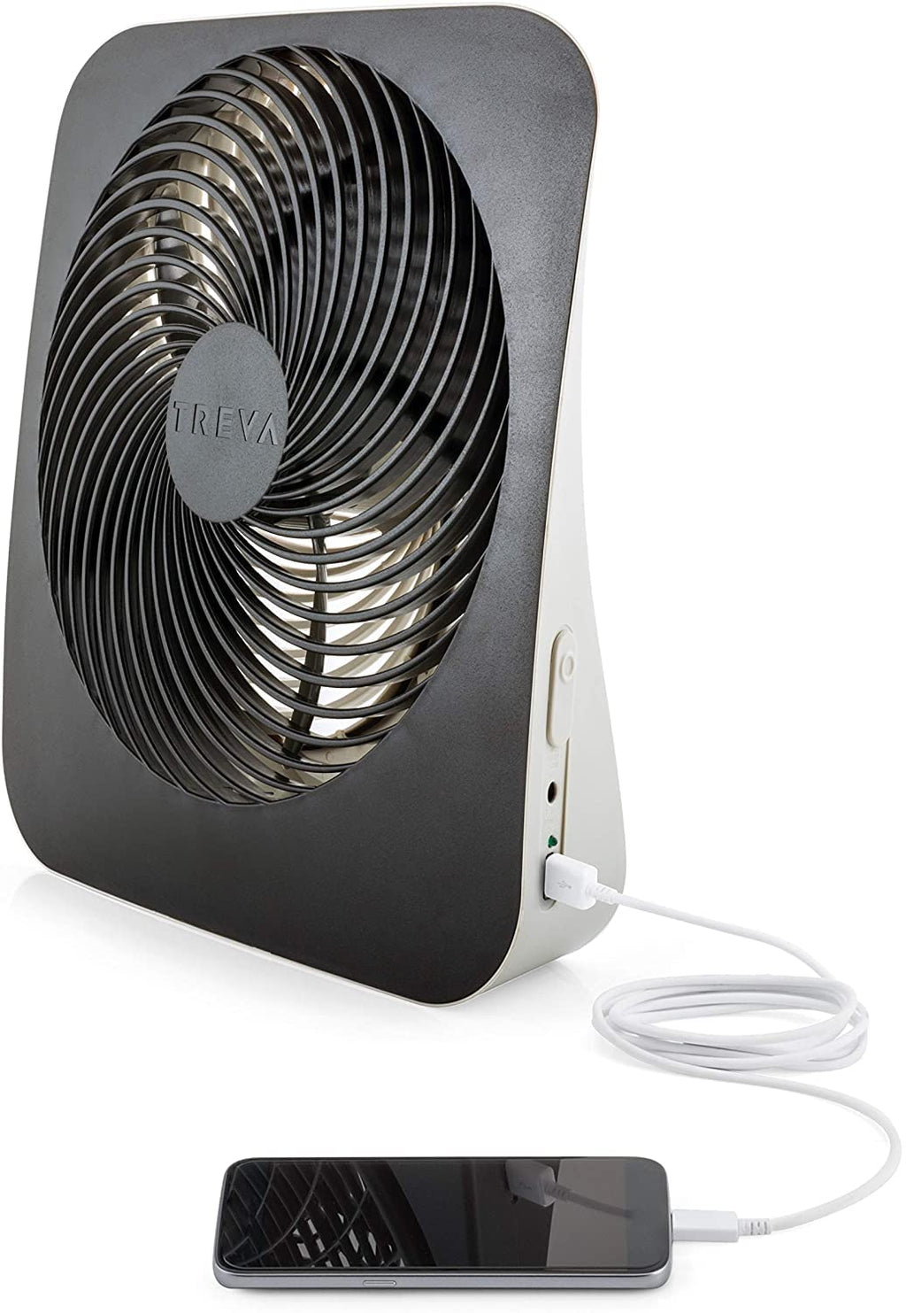10 in Portable Desk Fan 2-Speed with USB Port Y416067