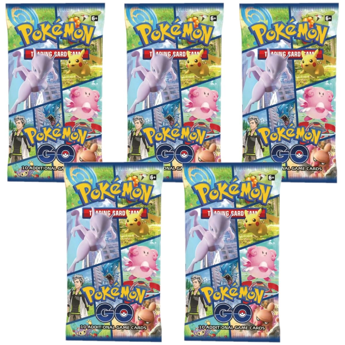 Pokemon TCG 5 Booster Packs English Trading Card Game T53996