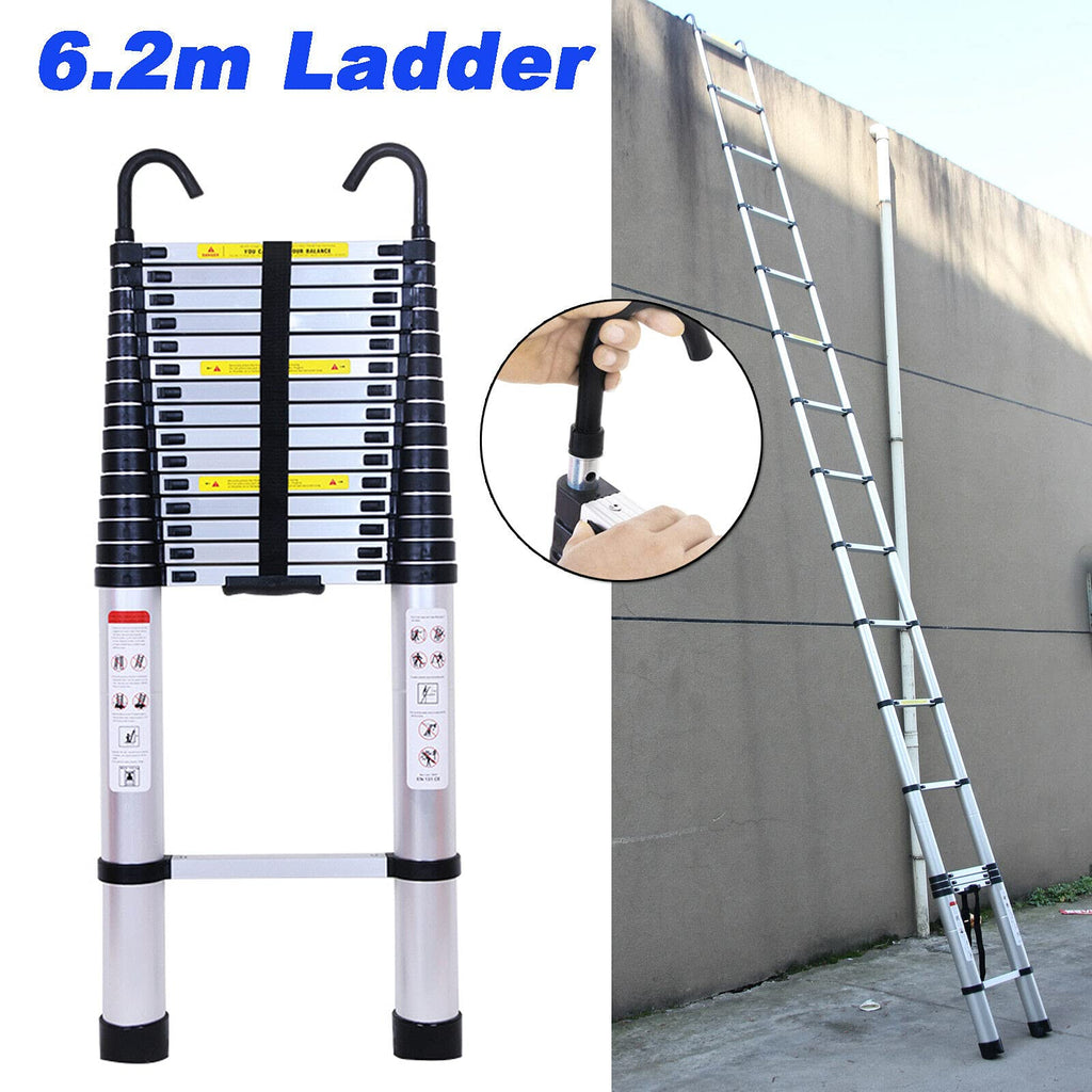 Telescoping Extension Ladder 20.34FT 330 Pound Capacity L72879