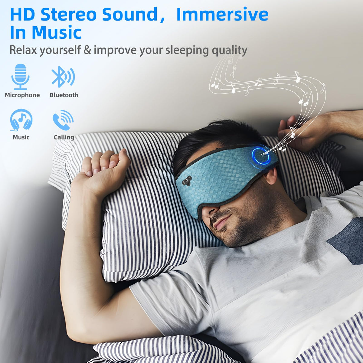 Adjustable Bluetooth 3D Sleep Mask N12061