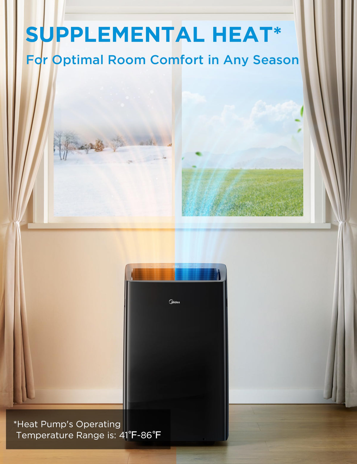 14,000 BTU Portable Air Conditioner with Heat V99341
