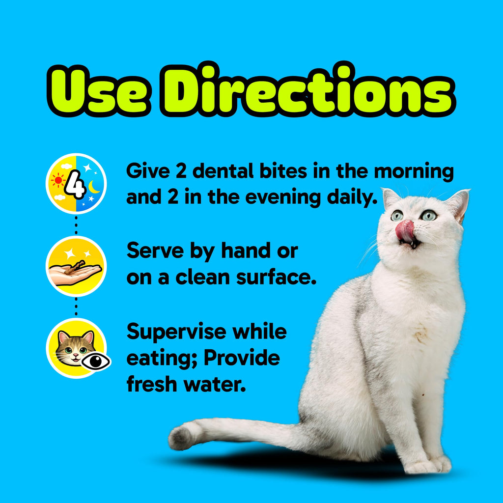 Cat Dental Chew Stick Bites Supplement with Taurine M786