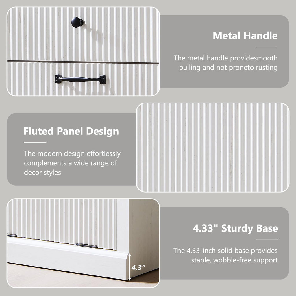 White Tilt Out Laundry Hamper Cabinet S735068