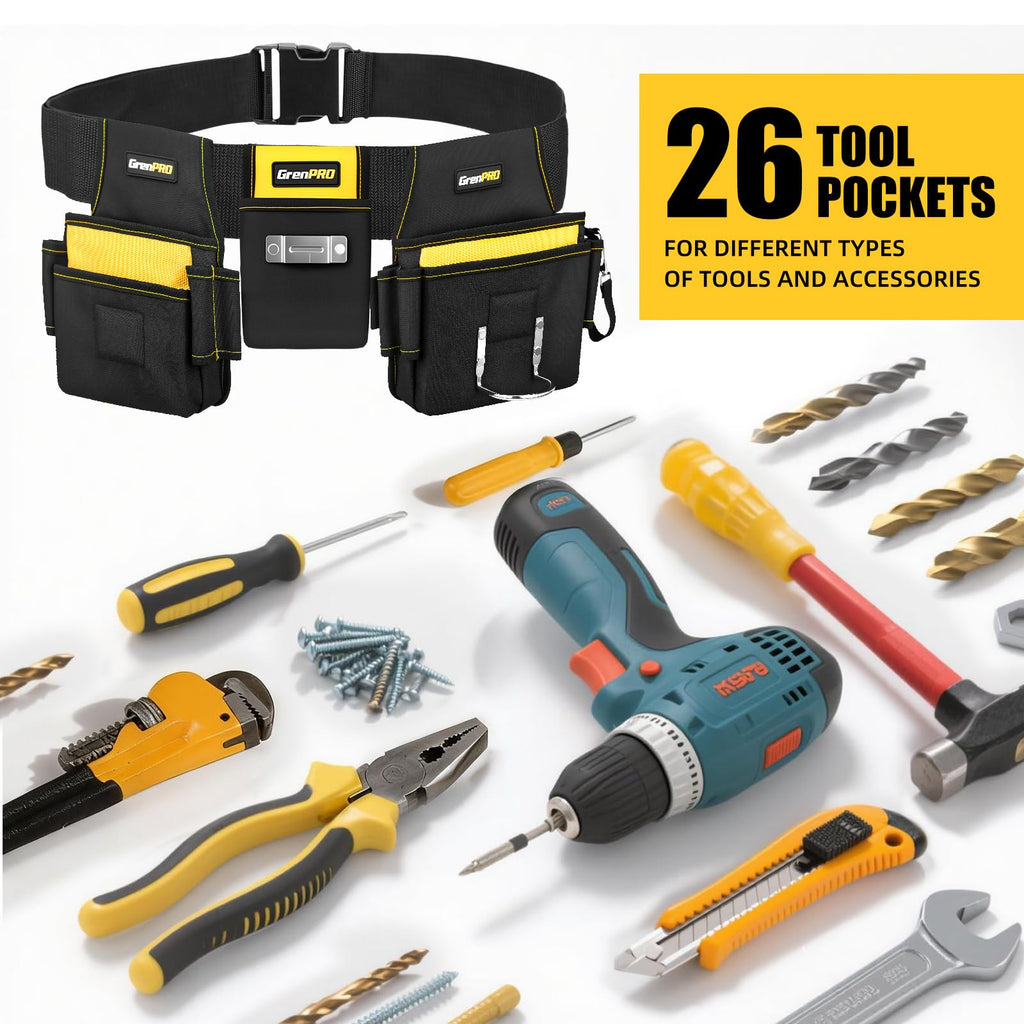 Magnetic 29 Pocket Tool Belt G600