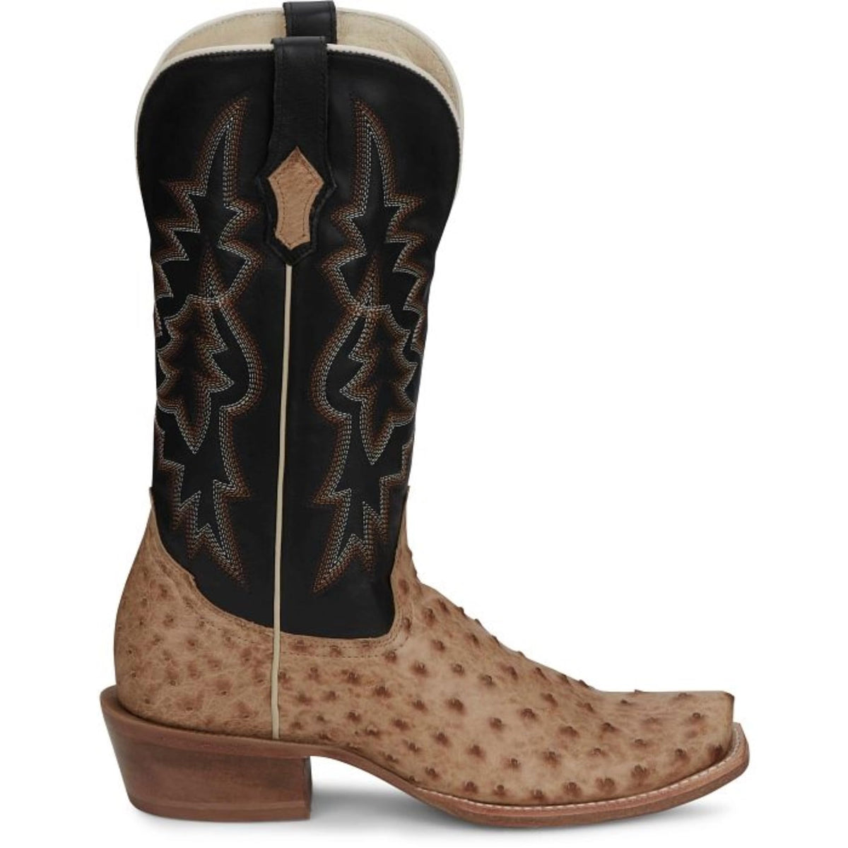 Full Quill Ostrich Leather Western Boots B9138