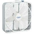 20 Inch 3 Speeds White Box Fan with Carry Handle Q679