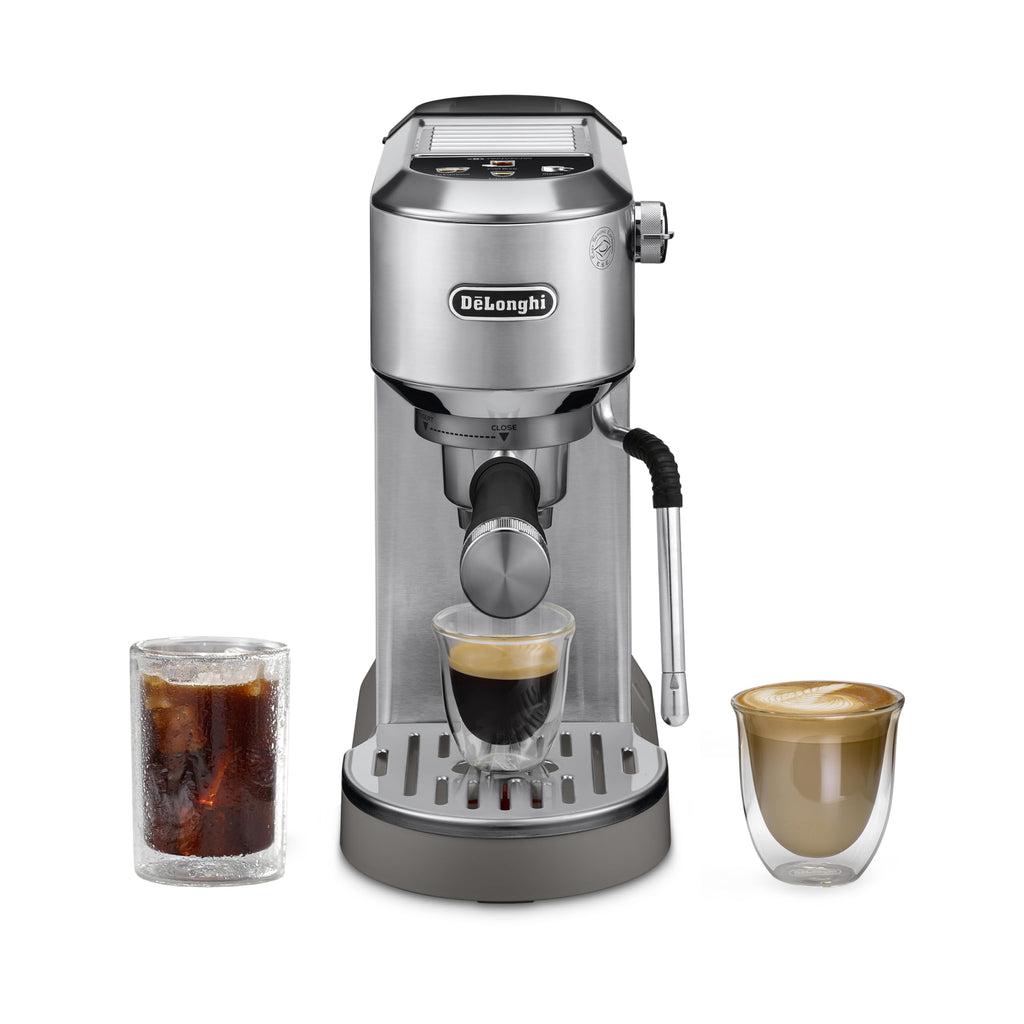 Compact Espresso Machine with Milk Frother L504415