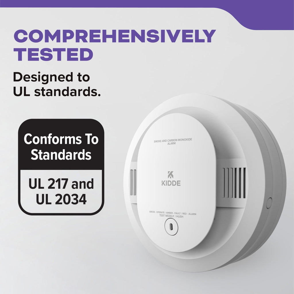 Smoke & Carbon Monoxide Detector, AA Battery-Powered, 3 Pack M1060
