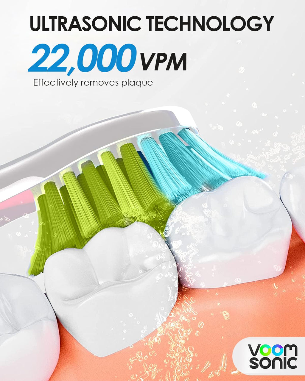 Black Blue 2-Pack Travel Electric Toothbrush Y480741