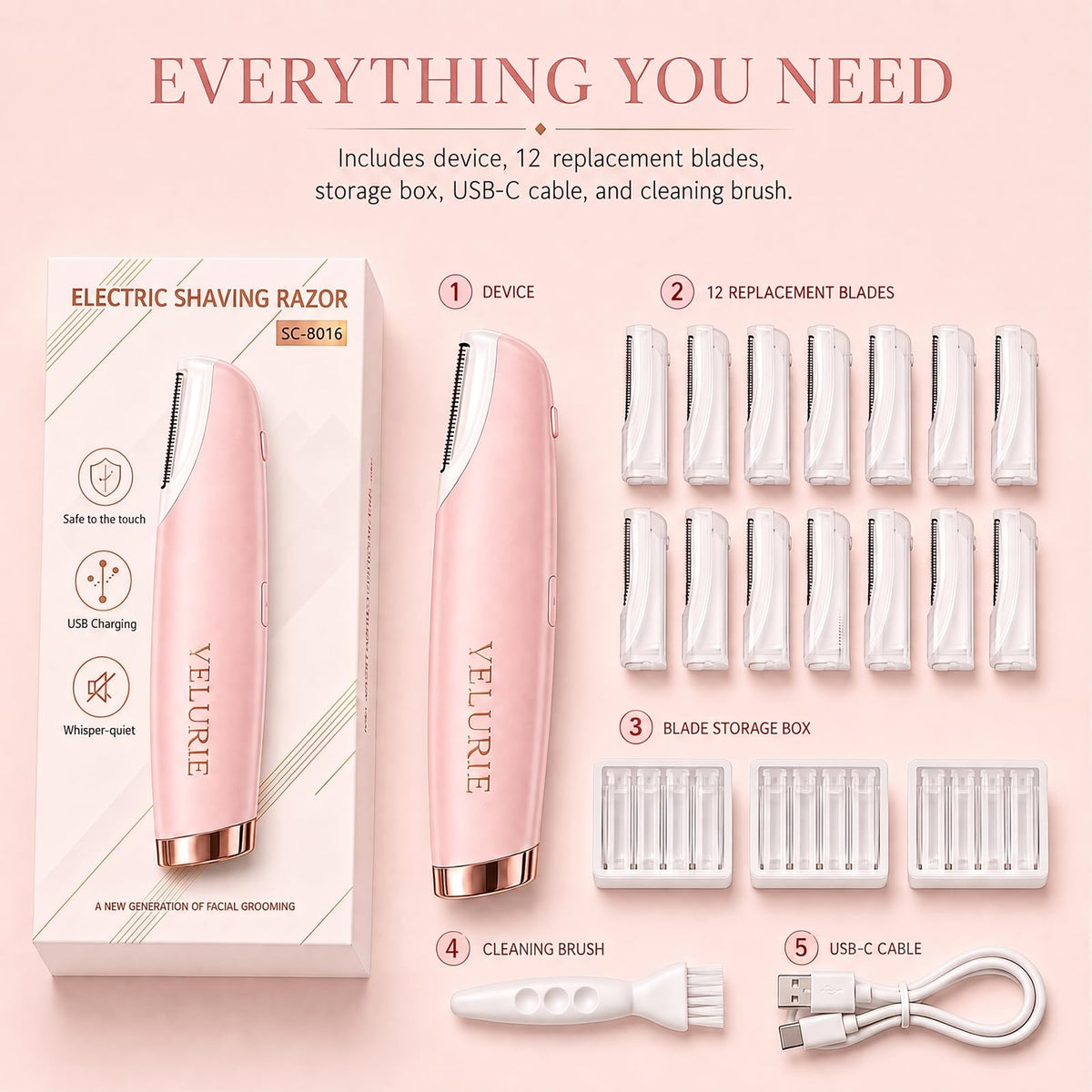 Pink Dermaplane Razor K27908