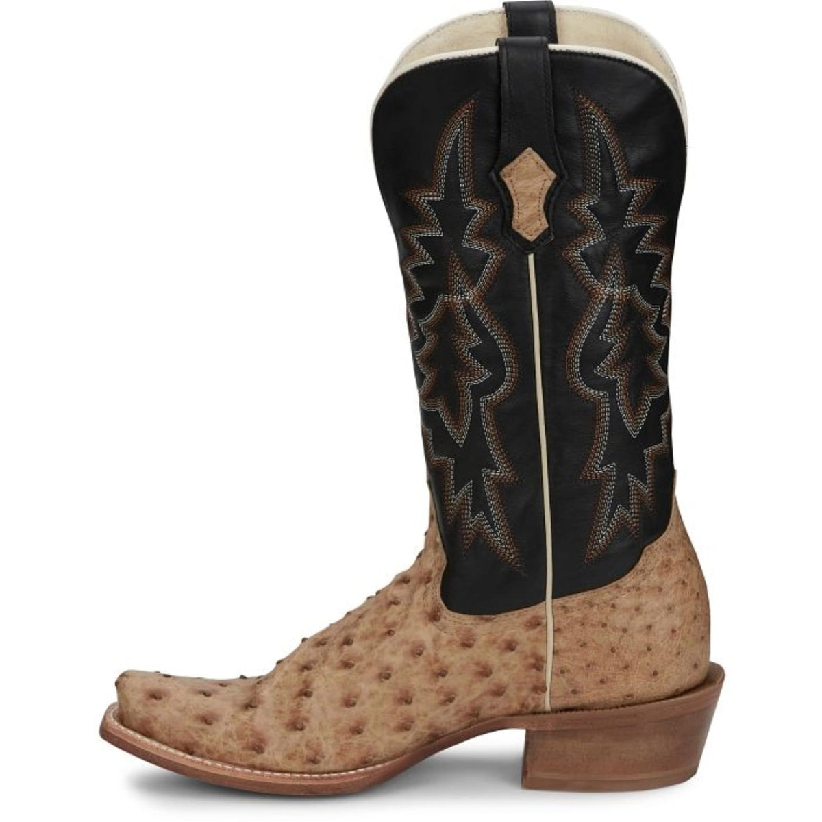 Full Quill Ostrich Leather Western Boots B9138