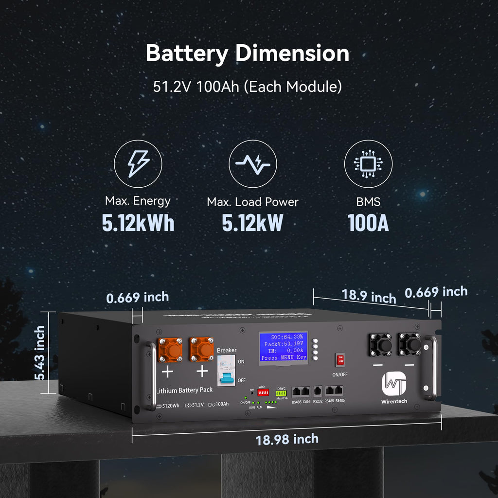 48V 100Ah Lithium Battery H325