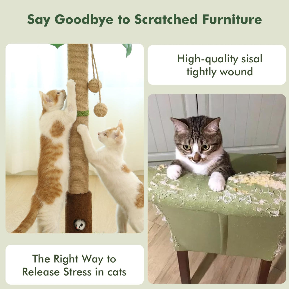 Tall Cat Scratching Post S586
