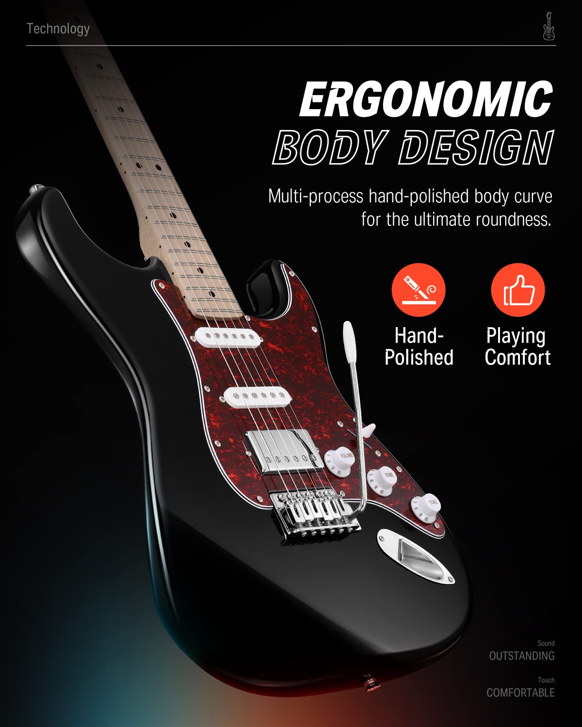 Electric Guitar HSS Coil Split A523