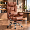 Big and Tall Leather Office Chair with Footrest G56062