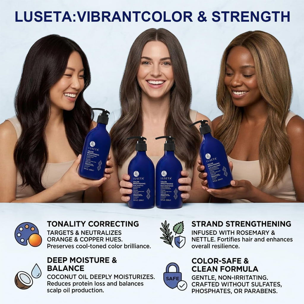 Blue Shampoo & Conditioner Set 2x16.9oz P955619