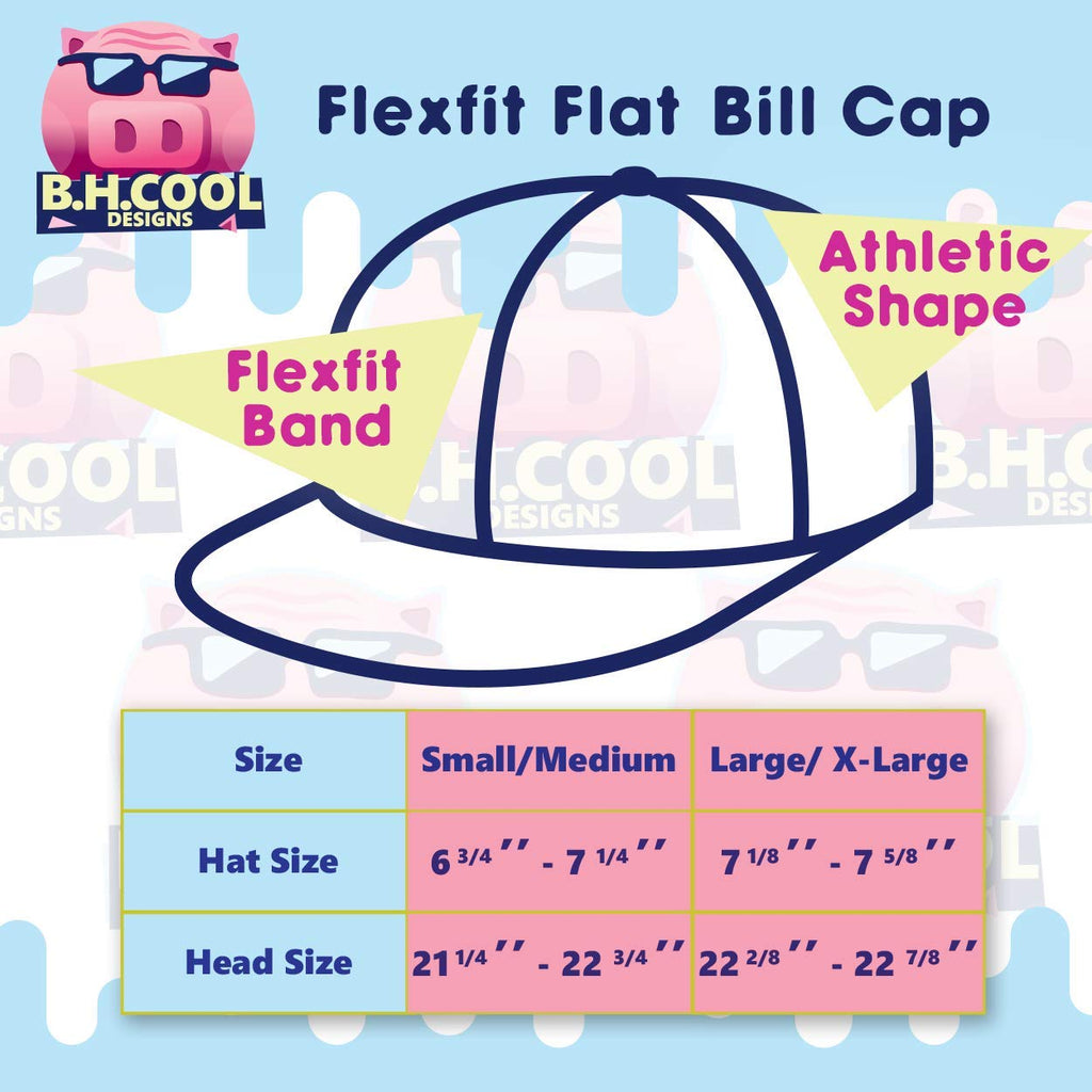 Flat Bill Fitted Hat K380255