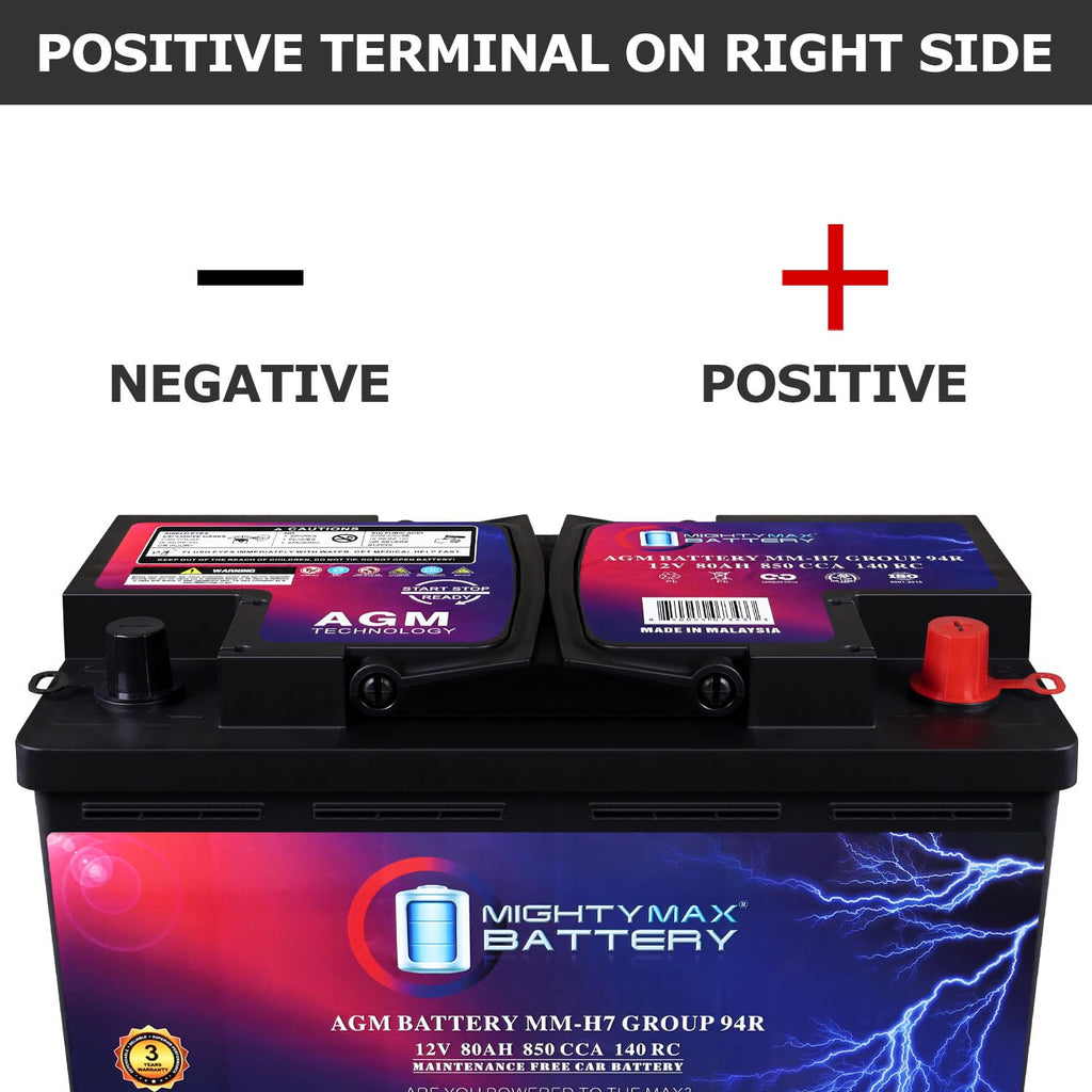 12V 80AH 850 CCA Replacement Battery R787630
