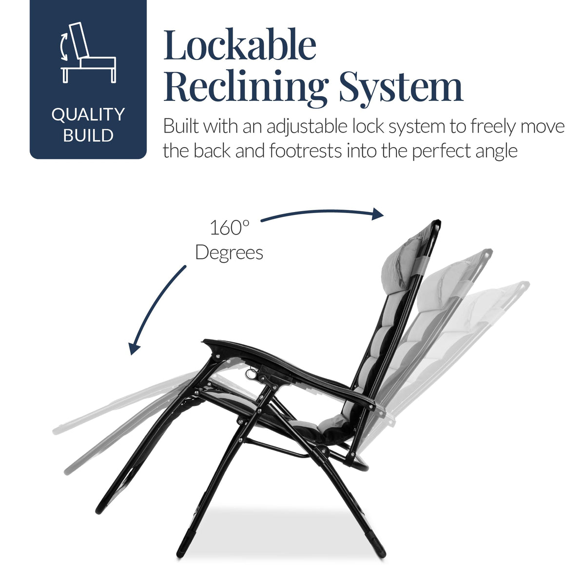 Oversized Padded Zero Gravity Chair Recliner U6412