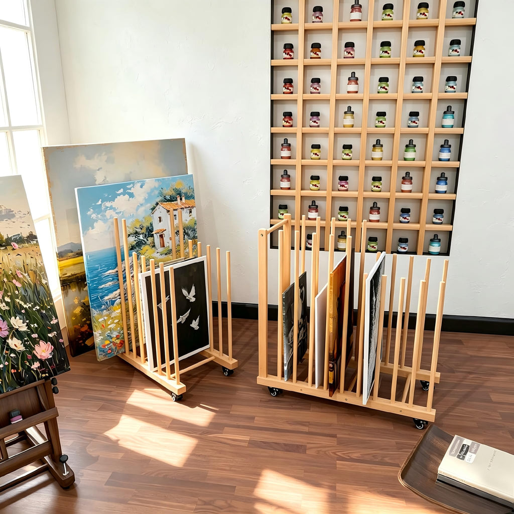 Art Storage Rack with Wheels L6093