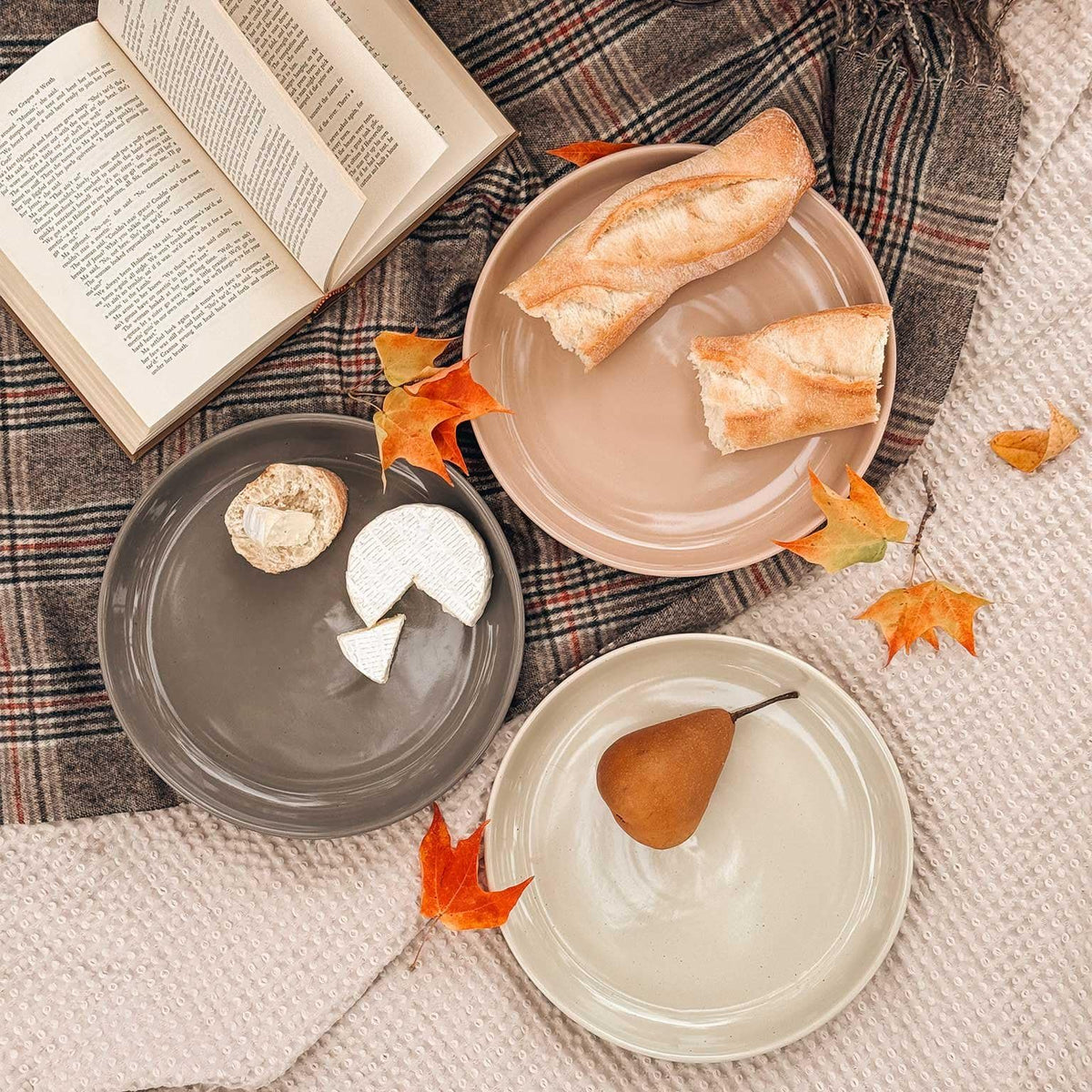 Ceramic Pasta Bowl Set of 4-35oz Microwave Safe J81272
