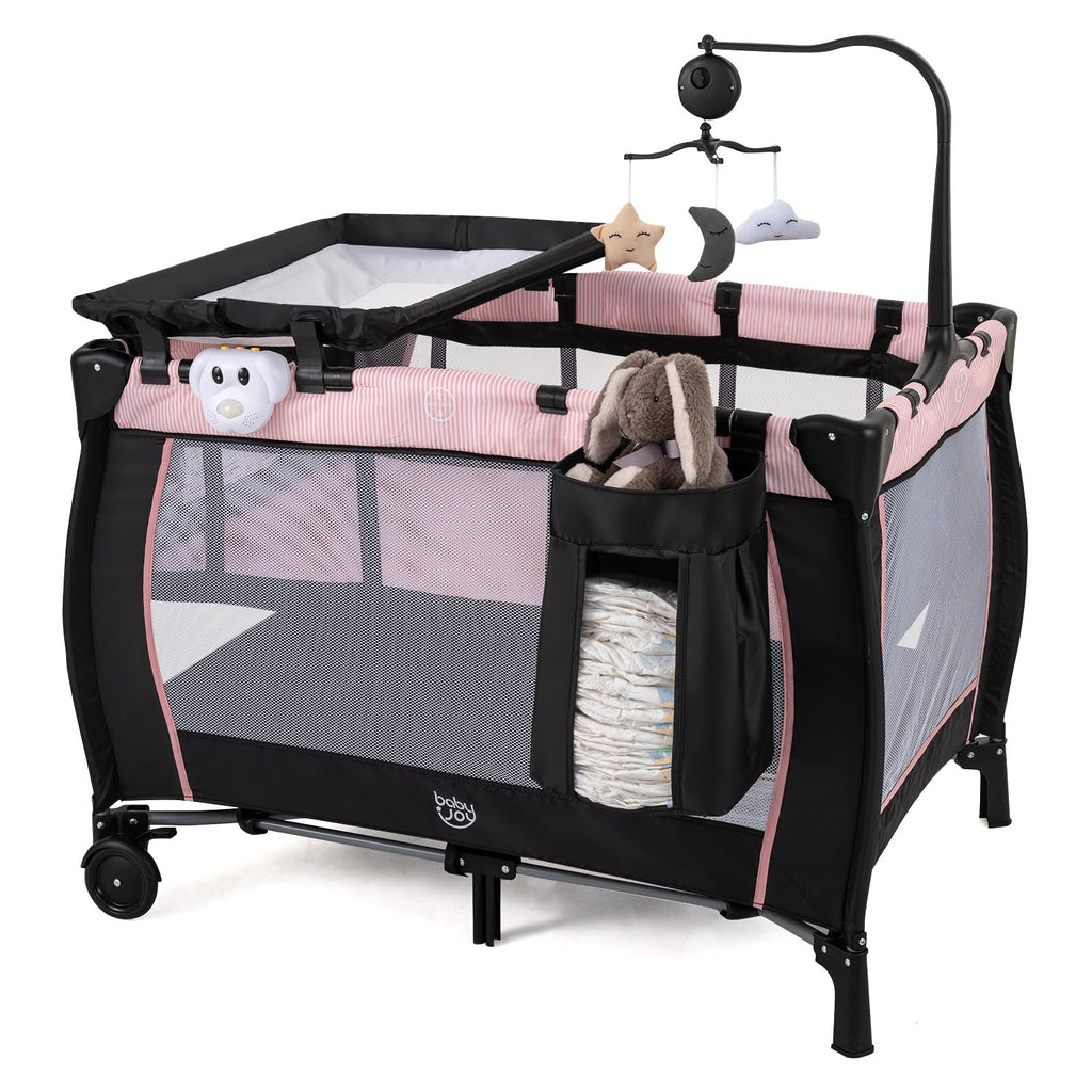 3 in 1 Pack and Play Portable Baby Playard with Bassinet G838524