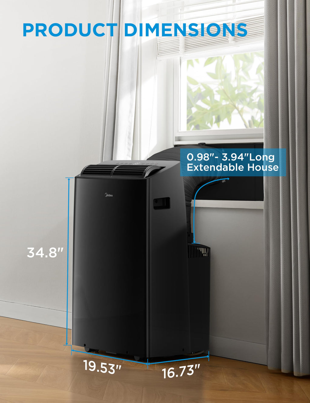 14,000 BTU Portable Air Conditioner with Heat V99341