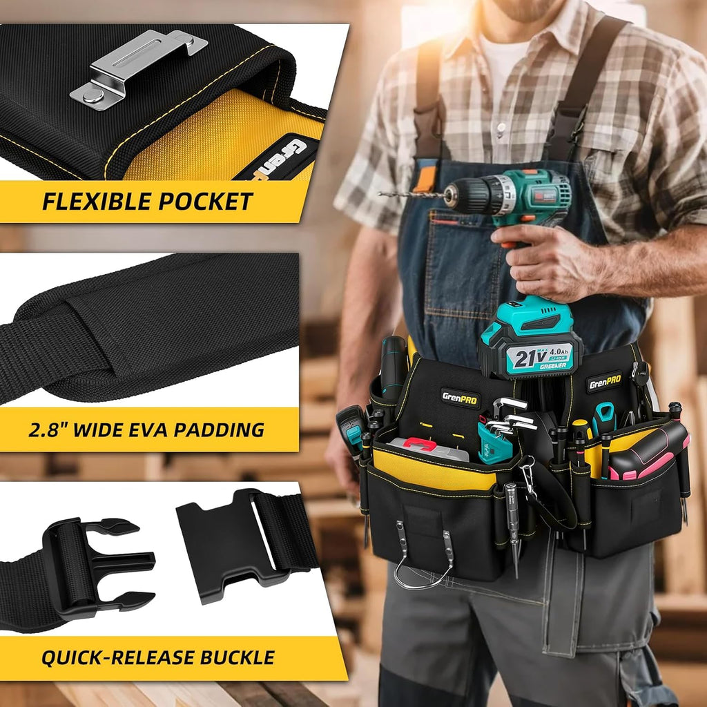 Magnetic 29 Pocket Tool Belt G600