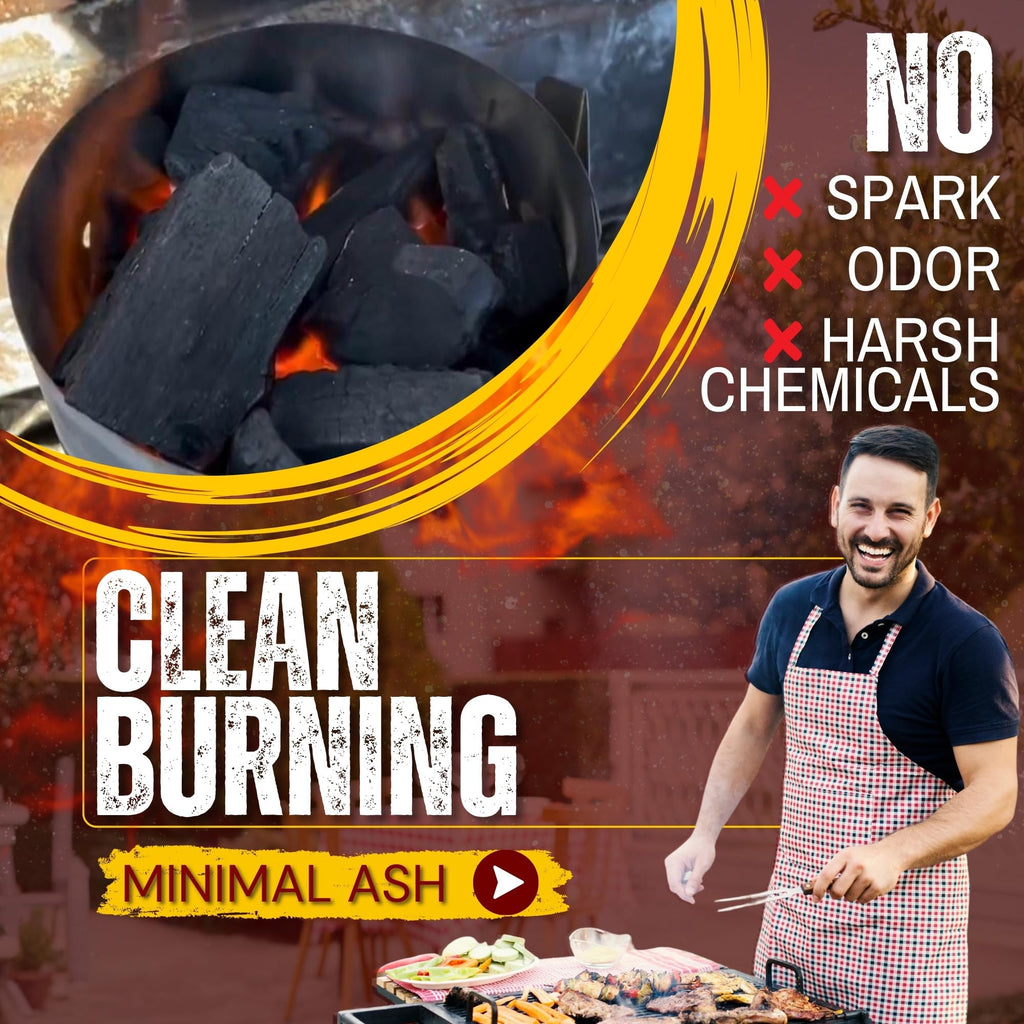 Extra Large Lump Charcoal White Quebracho Wood 33lb T42008