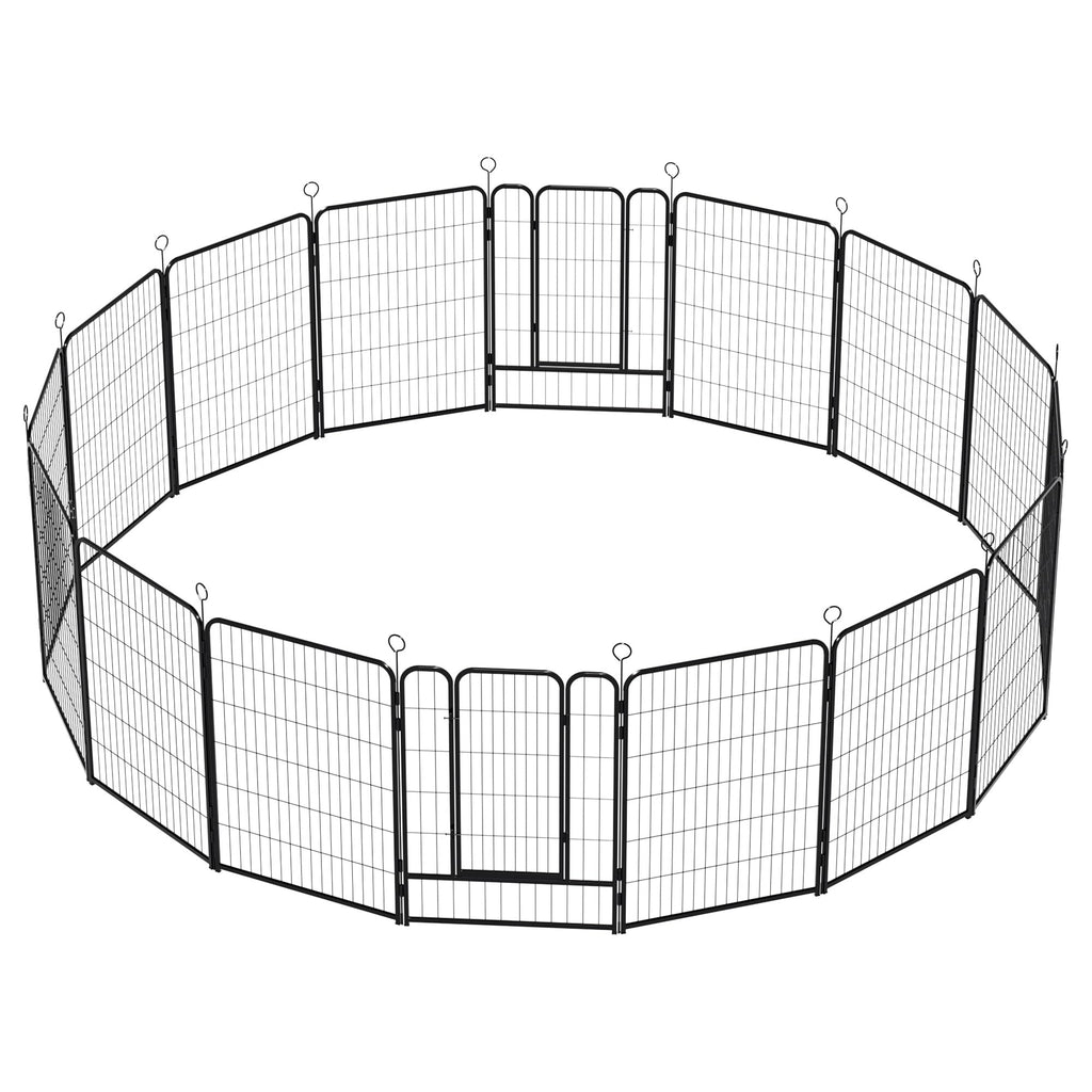 Heavy-Duty Iron Exercise-Pen System Portable Yard Camping Kennel Alternative T835