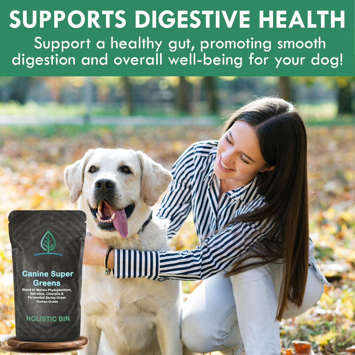 Plant-Based Dog Food Toppers Supplement Powder 50g U392