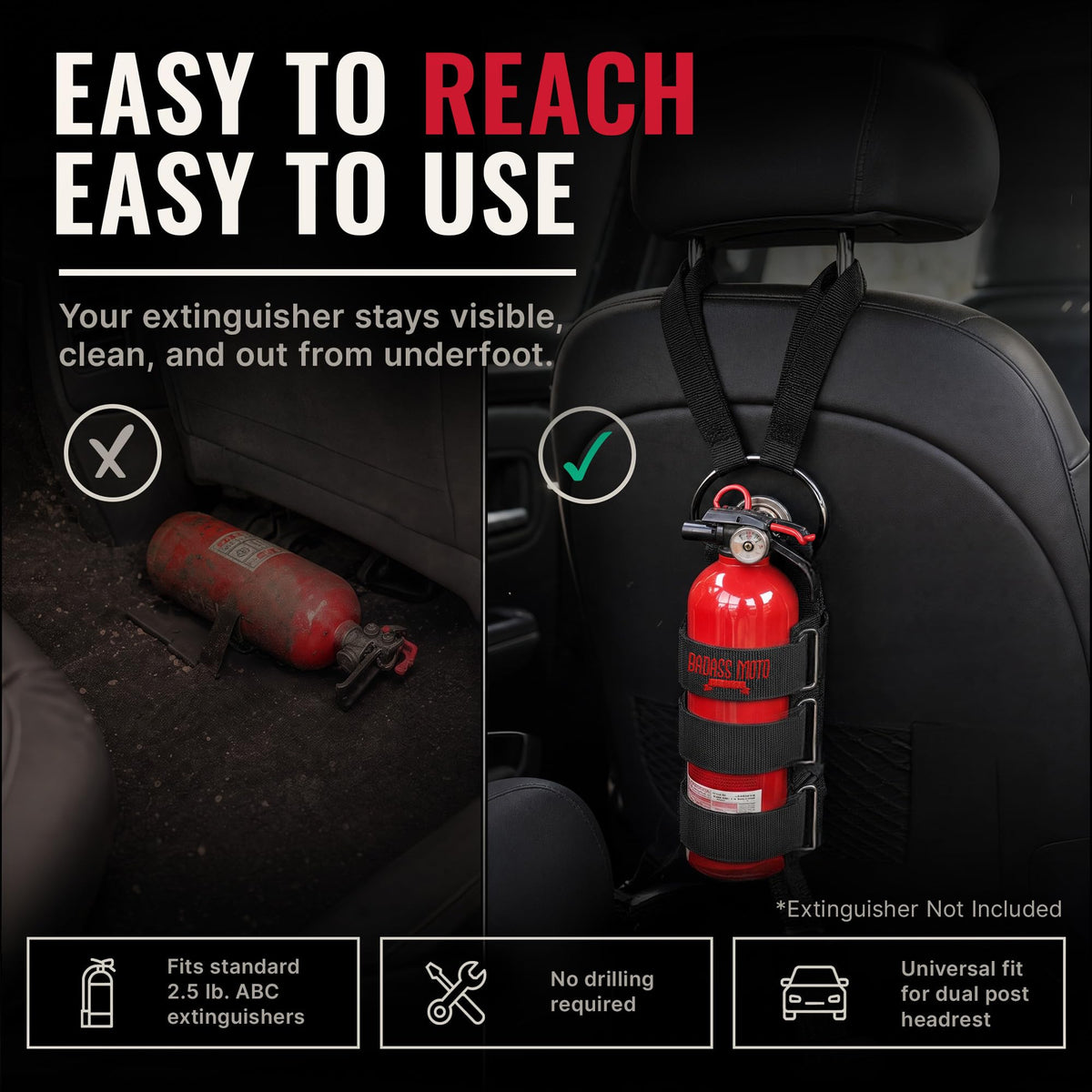 Car Fire Extinguisher Mount P16241