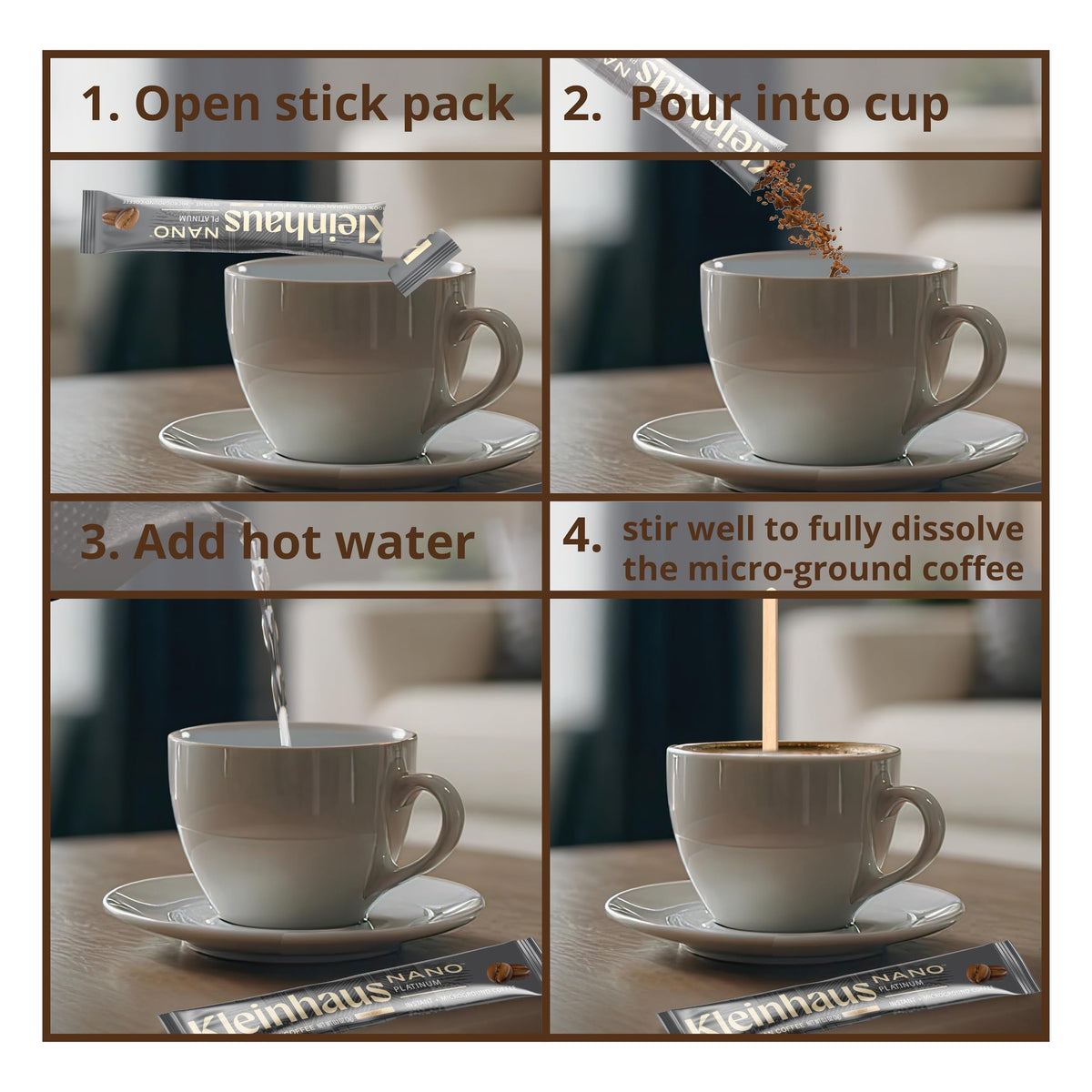 Dark Roast Instant Coffee Packets R117196