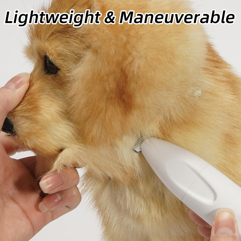 Quiet 2-in-1 Pet Hair Trimmer & Nail Grinder with LED Light E84465