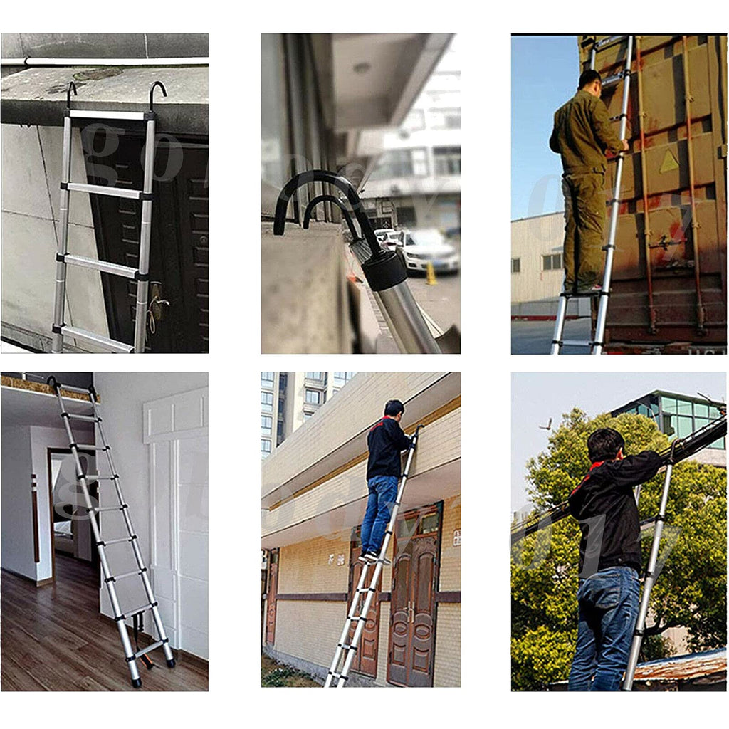 Telescoping Extension Ladder 20.34FT 330 Pound Capacity L72879