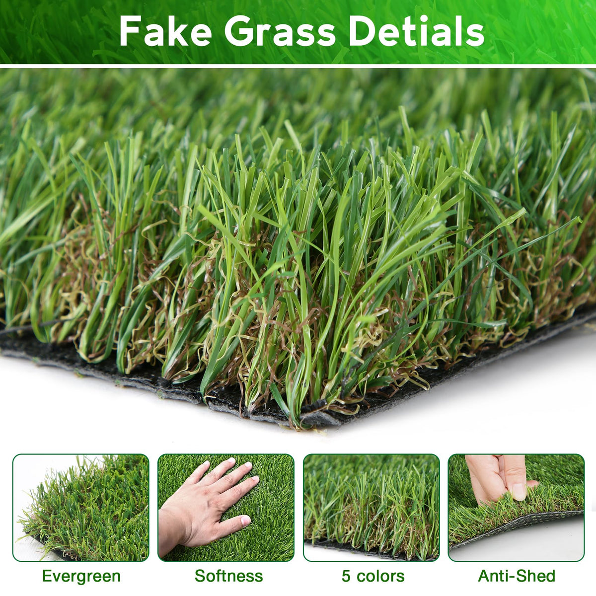 Large Artificial Grass Pad for Dogs Potty, 4 FT X 6 FT V466