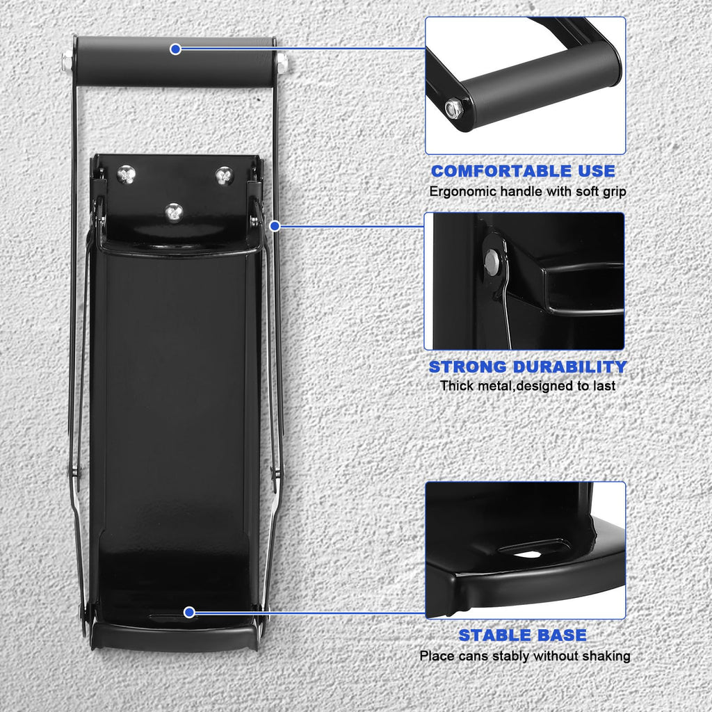 Wall Mounted Can Crusher with Folding Handle V807189
