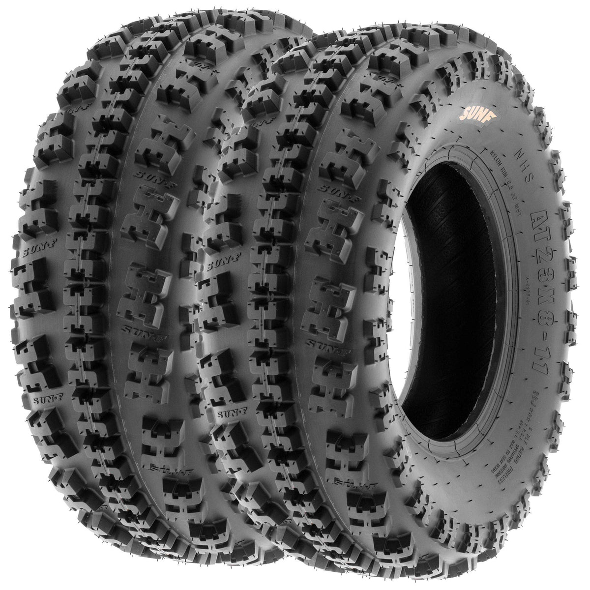 19x7-8 ATV UTV Knobby Sport Tires Set of 2 U24295